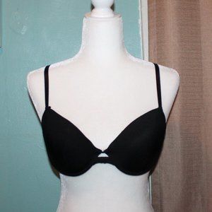 NWOT Adrienne Vittadini Black Lace Bra 36C